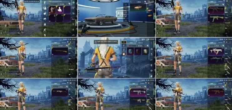 PGM512 Glacier M416 Level 1+Material, Groza Level 1, 2 Mythic Outfits, 39 Outfits, RP M19 Max, Multiple Vehicle Skins (G)